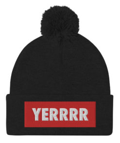 YERRR Pom Pom Knit Cap